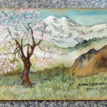 Painting of Dennison Mountain