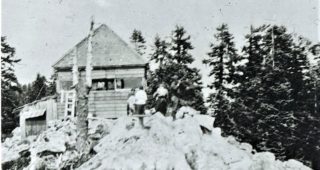 Jordan Peak Lookout Burned